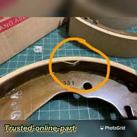 Gambar Kampas Rem Avanza Xenia Belakang 100% Asli Daihatsu 04495-bz010-008 dari Trusted-online-part undefined 2 Tokopedia