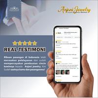 Gambar CINCIN KAWIN PERAK 950 TUNANGAN NIKAH GRATIS KOTAK CINCIN dari anjani jewelry undefined 5 Tokopedia