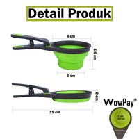 Gambar Penjepit Kemasan Snack Food Bag Segel Sealer Clip Sendok Takaran 2in1 dari WowPay undefined 3 Tokopedia