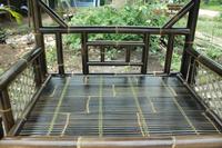 Gambar Saung bambu hitam gazebo minimalis siap pakai - saung kedua dari Taman cemara undefined 2 Tokopedia