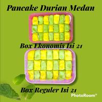 Gambar pancake durian medan box isi 21 mini palembang - 15, Reguler dari Keranjang Dapoer Palembang undefined 4 Tokopedia