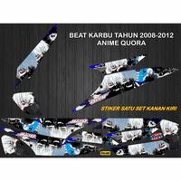 Gambar STICKER STRIPING VARIASI DECAL BEAT KARBU MOTIF ANIME QUORA - Putih dari Khstriping undefined 5 Tokopedia