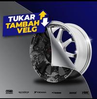 Gambar Paketan Murah Velg+Ban Mobil Civic Wonder Ring 15 - Pelek HSR+Accelera dari EAGLE MOTORSPORT BEKASI undefined 2 Tokopedia