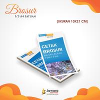 Gambar CETAK BROSUR 1/3 A4 SATUAN CUSTOM TERMURAH MALANG FREE DESIGN dari Jawara Express Printing undefined 1 Tokopedia