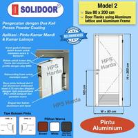 Gambar PINTU ALUMINIUM STARMAS SOLIDOOR MODEL 2 (80 X 200 CM) UTK KAMAR MANDI dari raul8 undefined 2 Tokopedia