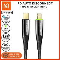 Gambar MC DODO AUTO POWER OFF CABLE USB C TO LIGHTNING PD 20W 1,2M CA-856 - Hijau dari Lapaklangganan undefined 1 Tokopedia