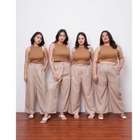Gambar RUYI - SORA KULOT KOREAN PANTS - Olive, M dari RUYI.ID_NEW undefined 2 Tokopedia