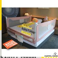 Gambar HOME Bedrail Baby Safe Extra Tinggi Pagar Kasur Pengaman Bayi - PANJANG 220CM dari HOME AZCO undefined 5 Tokopedia