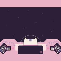 Gambar Astroneko - 02 Nix | Space themed Deskmat - 80cm x 30cm, 3mm dari Be Bored Studio undefined 3 Tokopedia