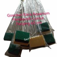 Gambar Pembersih Lumut Kaca Aquarium Gosokan Scraper Sponge Stainless 60 cm dari Sauris Discus Aquarium undefined 1 Tokopedia