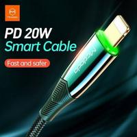 Gambar MC DODO AUTO POWER OFF CABLE USB C TO LIGHTNING PD 20W 1,2M CA-856 - Hijau dari Lapaklangganan undefined 4 Tokopedia