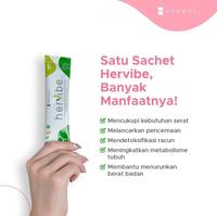 Gambar Hervibe Herwell 1 SACHETAN Fiber Slimming Detox Suplement Pelangsing dari Flimty Official Shop. undefined 4 Tokopedia