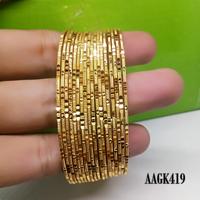 Gambar Syifa Collection Gelang Keroncong India Warna Emas Isi 18 PCS AAGK419 - S dari Syifa Collectioin undefined 2 Tokopedia