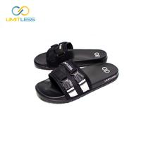 Gambar Sandal Pria Slide Limitless Sendal Cowok Selop Sendal Distro Pria dari LalissaShop undefined 2 Tokopedia