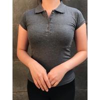 Gambar Baju Atasan Kaos Krah Kerah Wanita Cewek Perempuan Pendek Polos Shirt - UNGU TUA, L dari TBRC undefined 3 Tokopedia