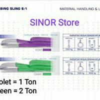 Gambar WEBBING SLING SAFETY 1 Ton x 5 Meter Tali Pengikat Pengangkat dari SINOR Store undefined 5 Tokopedia