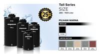 Gambar Tangki Air Mpoin Tall 550 L SNI Anti Lumut, Anti Virus HITAM - BROWN dari INTISARI.JEMBER undefined 2 Tokopedia