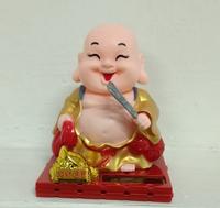 Gambar P01 Patung Mainan Solar Boneka Biksu Buddha Kepala Goyang Tenaga Surya - Buddha dari Nyonya Lie undefined 4 Tokopedia