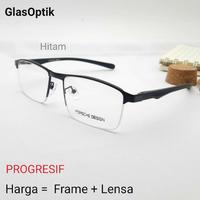 Gambar kacamata progresif photocromic supersin kwalitas super | plus | min - Hitam, prog.bluery dari GlasOptik undefined 1 Tokopedia