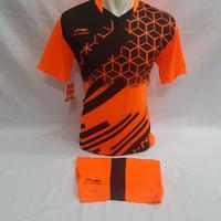 Gambar baju olahraga kaos setelan lining badminton - Merah, M dari astro soport undefined 5 Tokopedia