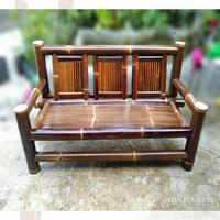 Gambar KURSI BAMBU HITAM KURSI BAMBU PANJANG KURSI BAMBU WULUNG KURSI TERAS dari Kursi Bambu Jogja undefined 2 Tokopedia