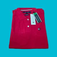 Gambar Kaos Berkerah Tommy Hilfiger Original Import - Merah - Merah, L dari Apparel Ori undefined 3 Tokopedia