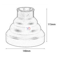 Gambar Corong Diffuser Universal Hair Dryer Untuk Pengering Rambut Keriting - Hitam dari VHToped undefined 3 Tokopedia