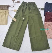 Gambar Grosir celana panjang kulot anak perempuan warna polos termurah - Moka, 4 dari Bismillahstore49 undefined 5 Tokopedia