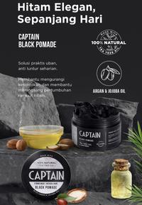 Gambar Captain Black Water Based Pomade dari Warung Pomade Makassar undefined 4 Tokopedia