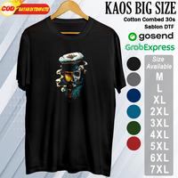 Gambar kaos big size jumbo pria xl xxl 4xl 5xl 6xl cotton combed 30s B2087 - ABU TUA, 4XL dari toko kaos distro premium undefined 1 Tokopedia