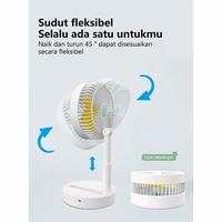 Gambar Kipas Angin Lipat Meja dan Serbaguna Portable Fan USB Rechargeable - Pink dari Rory Store Official undefined 3 Tokopedia
