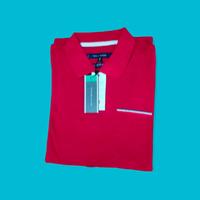 Gambar Kaos Berkerah Tommy Hilfiger Original Import - Merah - Merah, L dari Apparel Ori undefined 4 Tokopedia