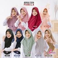 Gambar Bergo Teen Pamela Miulan Jilbab Anak SD MI hijab anak 8 th 9 th - Plum dari MIULAN HOUSLET undefined 5 Tokopedia