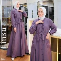 Gambar FINSA DRESS Gamis Kekinian Remaja Terbaru Dress Wanita Korea - all size, GUAVA dari Baju Baju Original undefined 3 Tokopedia