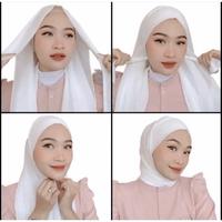 Gambar Pashmina Instan Malaysia/Pashmina Ceruty Instan/Pashmina Tali Malaysia - Army dari hijo kerudung undefined 2 Tokopedia