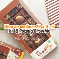 Gambar Paket 10 Box BrowMe Bogor Ukuran Medium 24x11 Cm Brownies Sekat dari BrowMe undefined 4 Tokopedia