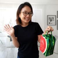 Gambar Pouch Make Up Bentuk Semangka kotak lucu menggemaskan dari Kado Kocak undefined 5 Tokopedia