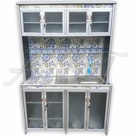 Gambar rak wastafel cuci piring alumunium full keramik 8 pintu jumbo dari amanah_bintang_timur undefined 1 Tokopedia