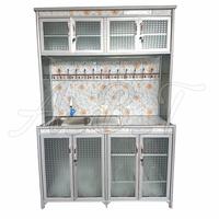 Gambar rak wastafel cuci piring alumunium full keramik 8 pintu jumbo dari amanah_bintang_timur undefined 3 Tokopedia