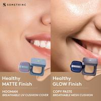 Gambar SOMETHINC Hooman Breathable UV Cushion Cover SPF 35 PA++++ - Coco, REFILL dari onelipstickaday undefined 2 Tokopedia