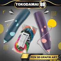 Gambar 3D Printing pen 3D Printer Arts Pen Making Doodle Arts & Crafts - isi ulang warna dari Tokodamai88 undefined 1 Tokopedia