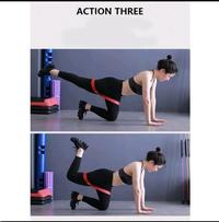 Gambar RESISTANCE BAND/LOOP 1 SET 5 PCS + POUCH KARET TALI YOGA dari NinetySeven97 undefined 4 Tokopedia