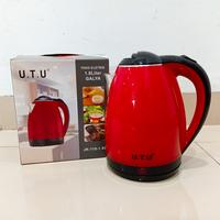 Gambar Kettle/Ceret/Teko Listrik Otomatis (Stainless Steel) 1.8 Liter - Merah dari Happy Congrad undefined 1 Tokopedia