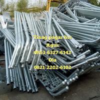 Gambar Tiang pagar brc T.150 cm x dia 2 inchi hot dip galvanis dari pabrik dan distributor pagar brc dan bandara tiang dan kawat undefined 3 Tokopedia