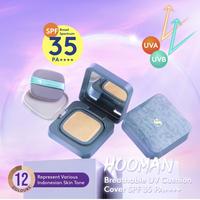 Gambar SOMETHINC Hooman Breathable UV Cushion Cover SPF 35 PA++++ - Coco, REFILL dari onelipstickaday undefined 1 Tokopedia