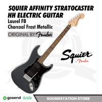 Gambar Squier Affinity HH Stratocaster Guitar - Charcoal Frost Metallic dari SoundStation Store undefined 1 Tokopedia