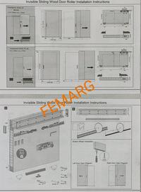 Gambar Rel sliding TERSEMBUNYI slowmotion FEMARG|softclosing GHOST DOOR TRACK dari fitting no1 undefined 5 Tokopedia