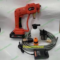 Gambar Steam Jet Cleaner GRIP-ON cuci motor mobil cas cordless AC Baterai dari PratamaDiesel_NEW undefined 3 Tokopedia