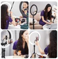 Gambar RING LIGHT / RING LIGHT TRIPOD / RING LIGHT MINI / RING LIGHT SELFIE dari Kvin Cell undefined 3 Tokopedia