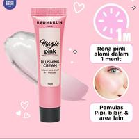 Gambar MAGIC PINK CREAM BRUNBRUN BLUSH ON KOREA WATERBASED PROMO SALE MURAH - peach dari TAS SHEENA MARVIN PROMO undefined 1 Tokopedia